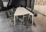 Lider Gray Plus Armless Office Chair - Ornate Home