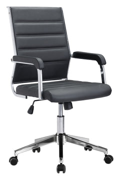 Liderato Black Office Chair - Ornate Home