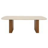 Lidi Brown/Natural Dining Table - Ornate Home