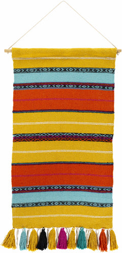 Ligaya Colorful Striped Bohemian Wall Hanging - Clearance - Ornate Home