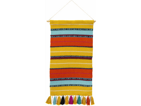 Ligaya Colorful Striped Bohemian Wall Hanging - Ornate Home