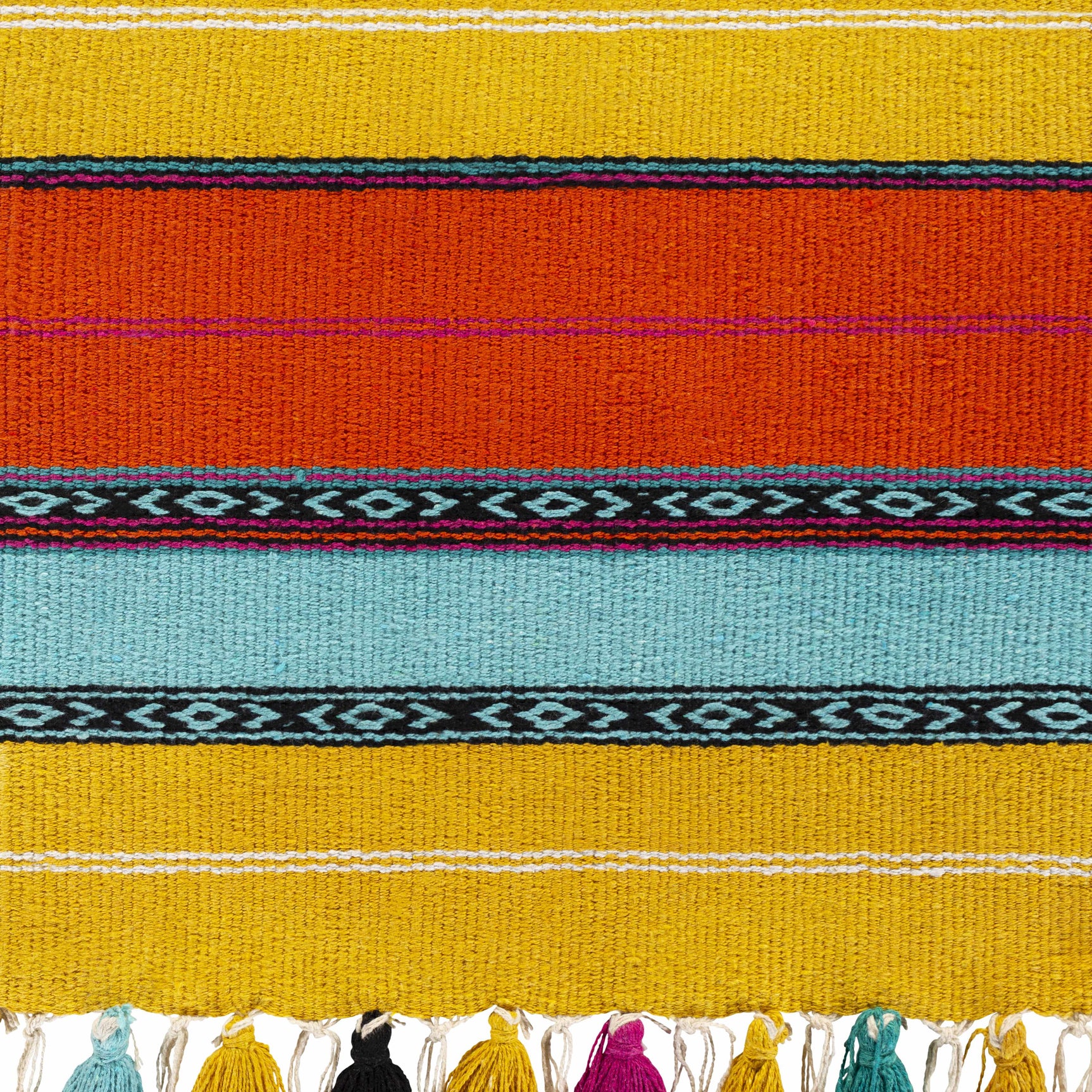 Ligaya Colorful Striped Bohemian Wall Hanging - Ornate Home