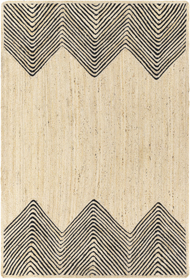 Light Beige Ringtead Jute Braided Carpet - Clearance - Ornate Home