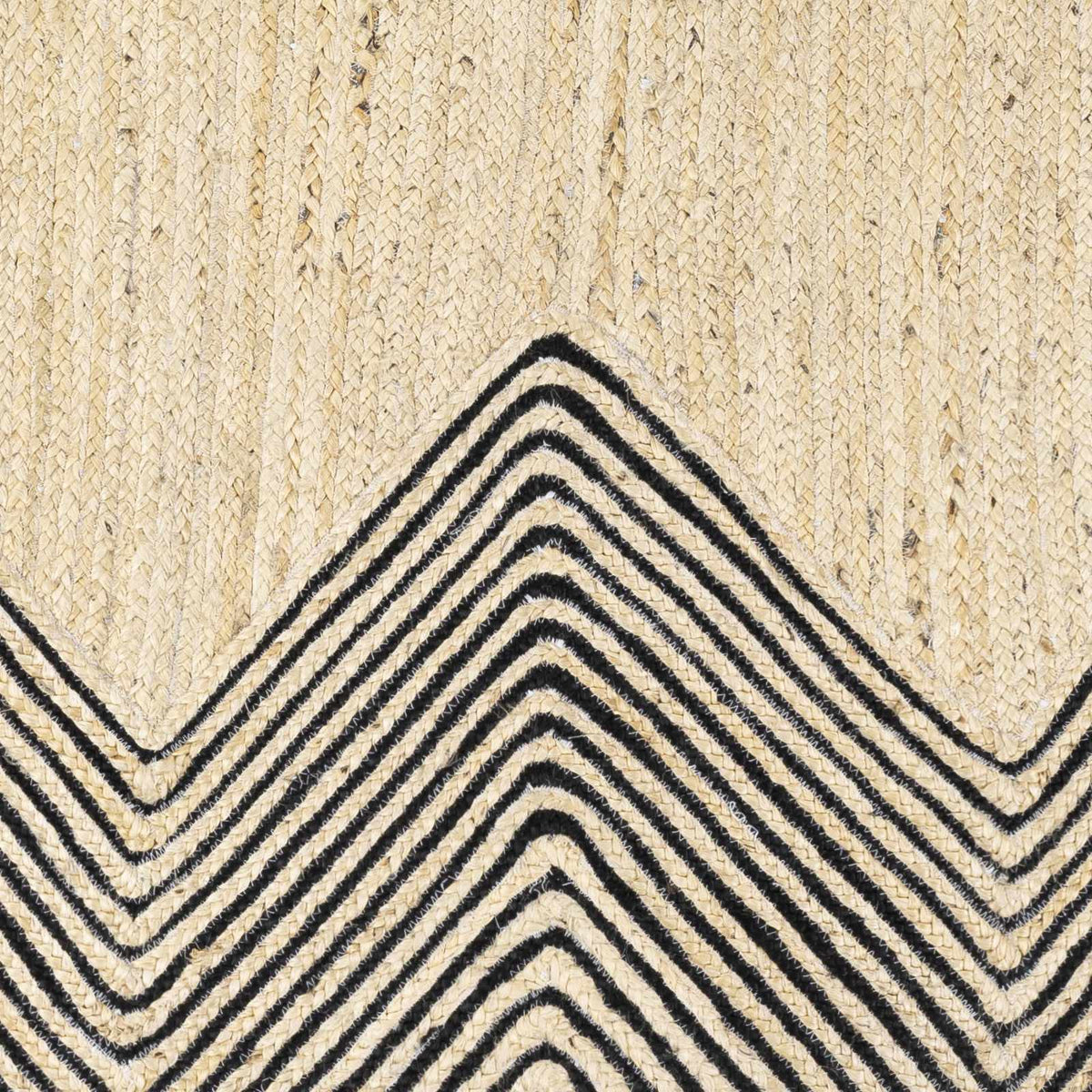 Light Beige Ringtead Jute Braided Carpet - Clearance - Ornate Home