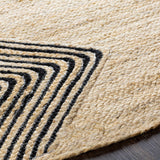 Light Beige Ringtead Jute Braided Carpet - Clearance - Ornate Home