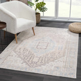 Light Olive Baloy Vintage Washable Area Rug - Ornate Home