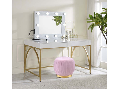 Lightmane White Vanity Desk - Ornate Home