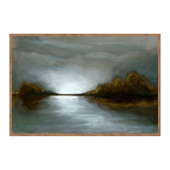 Lights Blue Painting 48x72 by Buddy Whitlock - Ornate Home