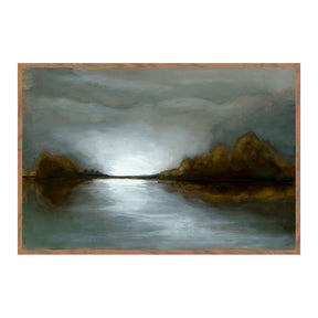 Lights Blue Painting 48x72 by Buddy Whitlock - Ornate Home