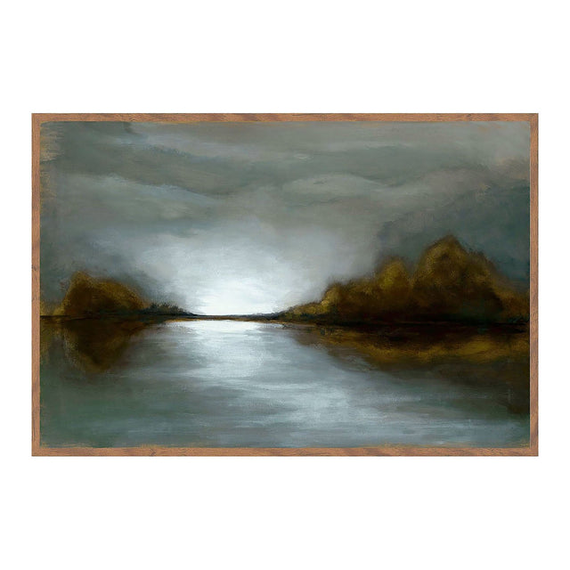 Lights Blue Painting 48x72 by Buddy Whitlock - Ornate Home