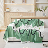 Lightweight Washed Soft Breathable Throw Blanket Perfect for Summer, Great Blanket Layer for Couch - Ornate Home