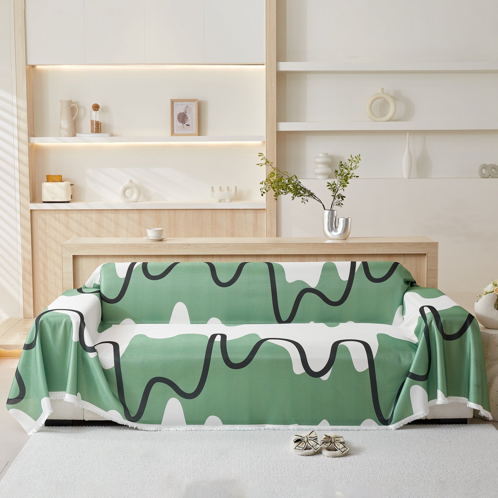Lightweight Washed Soft Breathable Throw Blanket Perfect for Summer, Great Blanket Layer for Couch - Ornate Home