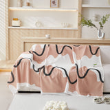 Lightweight Washed Soft Breathable Throw Blanket Perfect for Summer, Great Blanket Layer for Couch - Ornate Home
