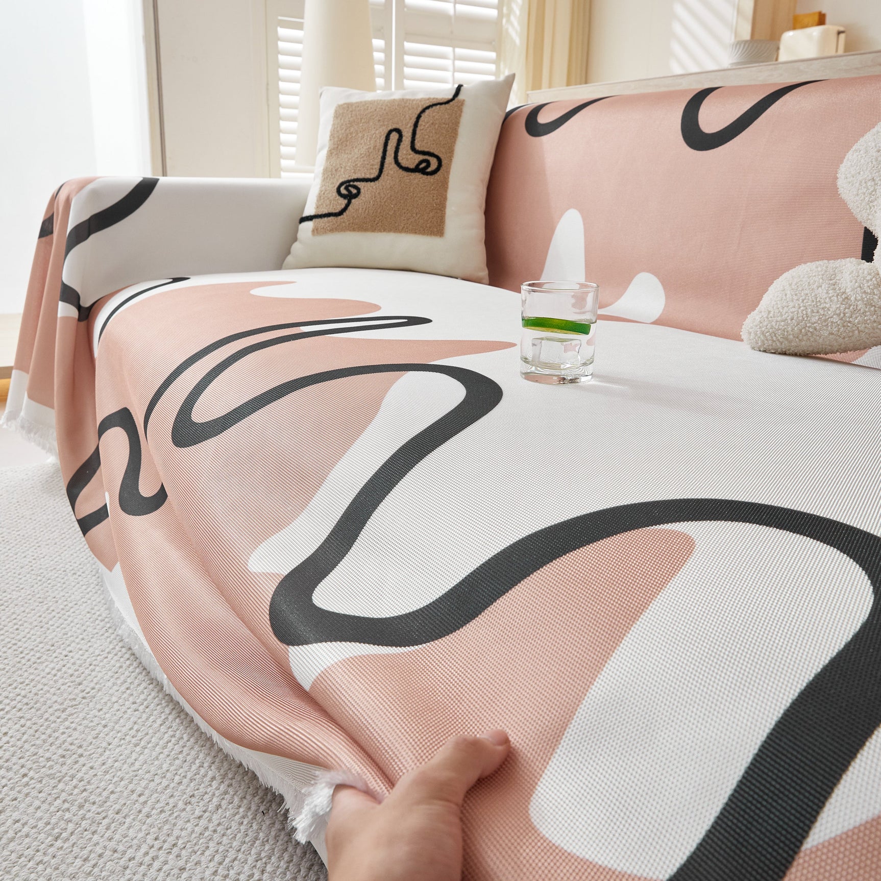 Lightweight Washed Soft Breathable Throw Blanket Perfect for Summer, Great Blanket Layer for Couch - Ornate Home