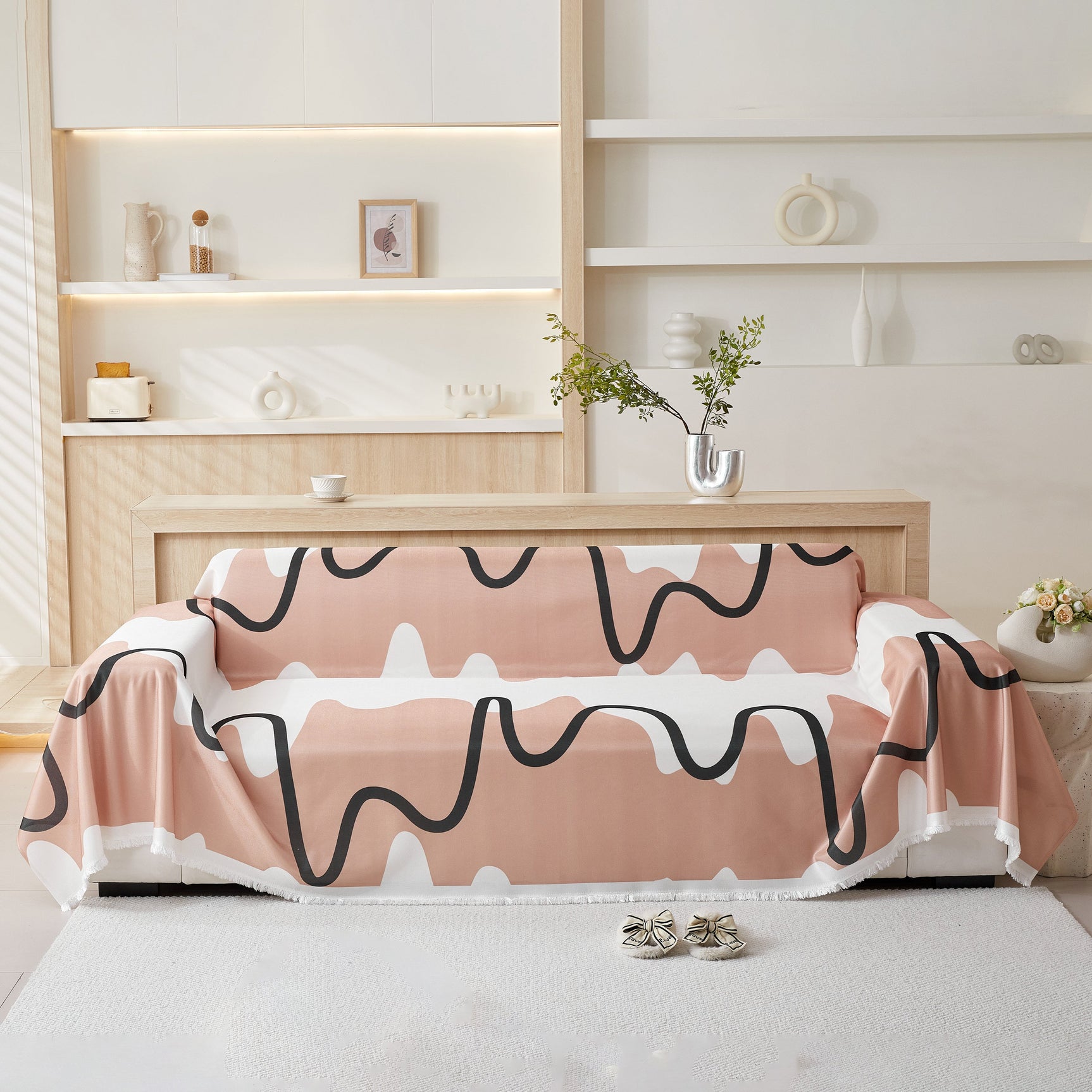 Lightweight Washed Soft Breathable Throw Blanket Perfect for Summer, Great Blanket Layer for Couch - Ornate Home