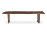 Lila Brown Large Dining Bench - Ornate Home