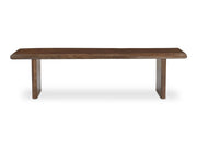 Lila Brown Small Dining Bench - Ornate Home
