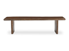 Lila Brown Small Dining Bench - Ornate Home