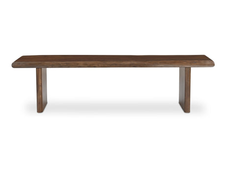 Lila Brown Small Dining Bench - Ornate Home