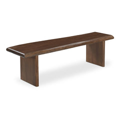 Lila Brown Small Dining Bench - Ornate Home