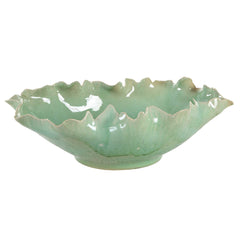 Lila Green Glass Bowl - Ornate Home