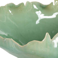 Lila Green Glass Bowl - Ornate Home