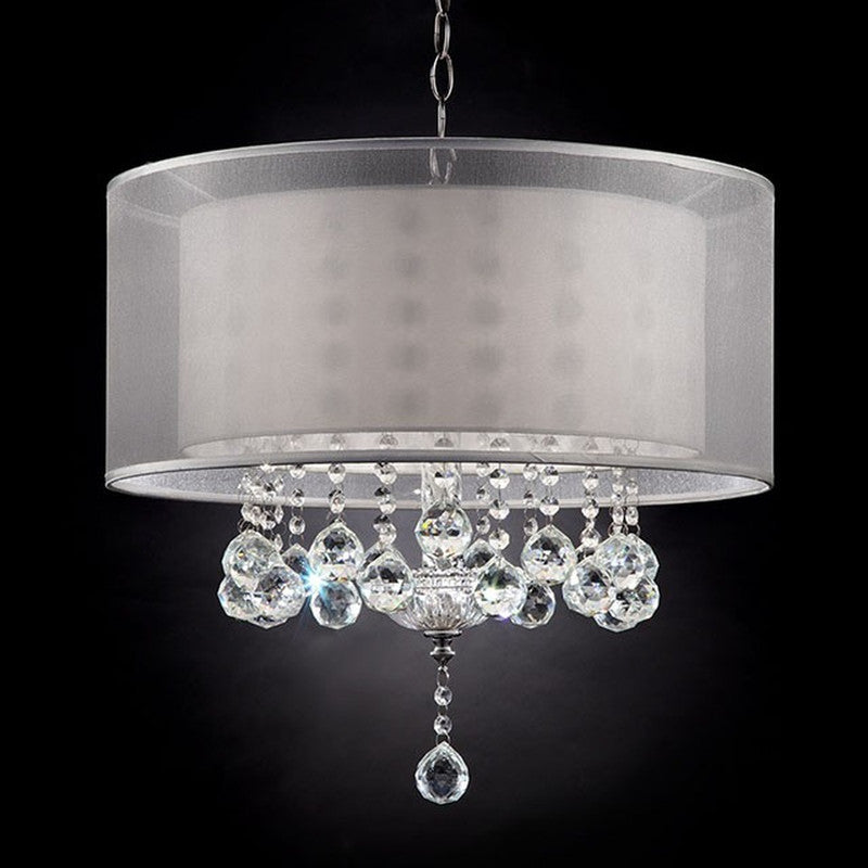 Lila Silver Ceiling Lamp - Ornate Home