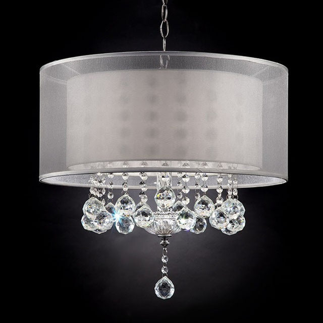 Lila Silver Ceiling Lamp - Ornate Home