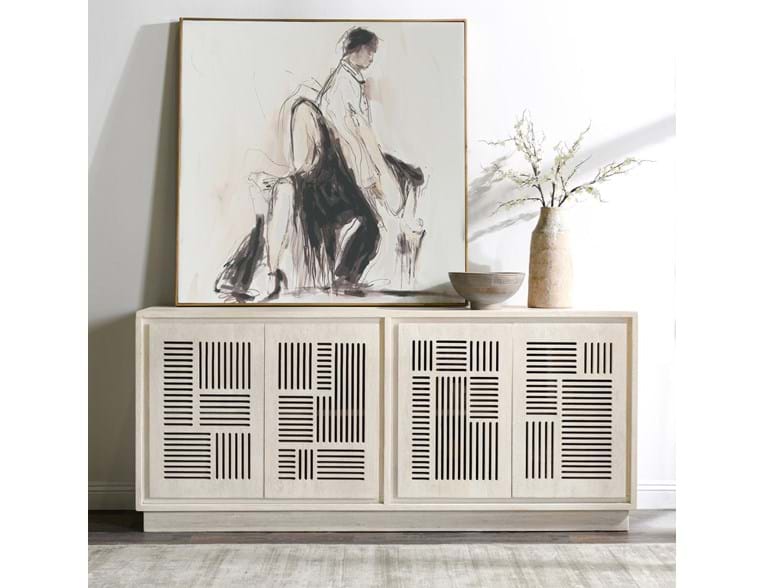 Lila White Buffet - Ornate Home