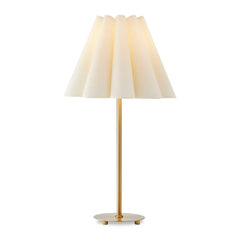 Lilabet Brass Fluted Shade Table Lamp - Ornate Home