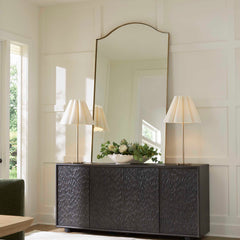 Lilabet Brass Fluted Shade Table Lamp - Ornate Home