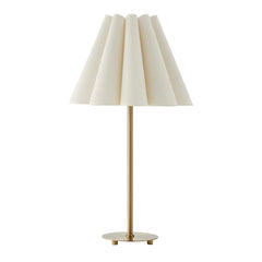 Lilabet Brass Fluted Shade Table Lamp - Ornate Home