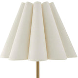 Lilabet Brass Fluted Shade Table Lamp - Ornate Home