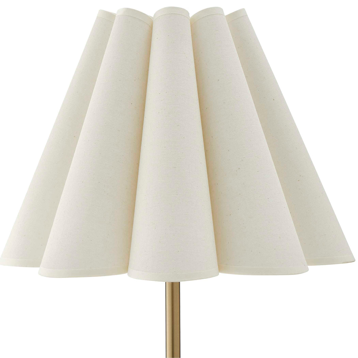 Lilabet Brass Fluted Shade Table Lamp - Ornate Home