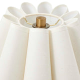 Lilabet Brass Fluted Shade Table Lamp - Ornate Home