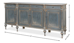 Lilac Blue Sideboard - Ornate Home