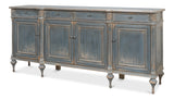 Lilac Blue Sideboard - Ornate Home