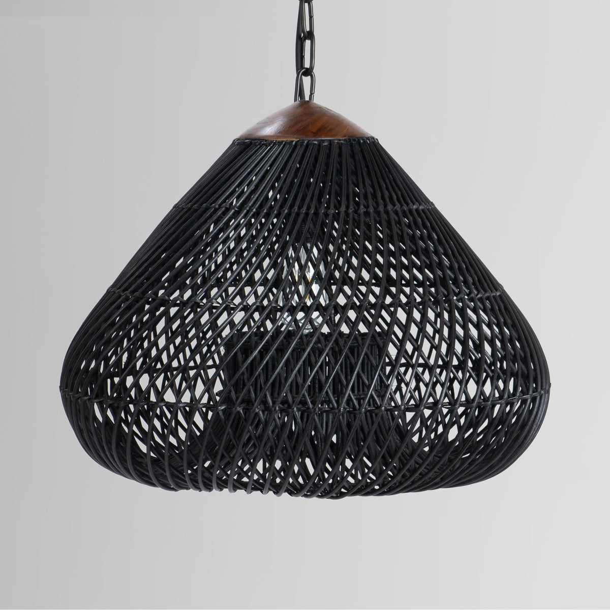 Lili Black 23.5" Ceiling Light