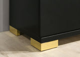 Lillestrom Black/Gold Chest - Ornate Home