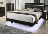 Lillestrom Black/Gold Twin Bed - Ornate Home