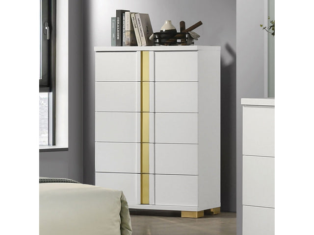 Lillestrom White Chest - Ornate Home