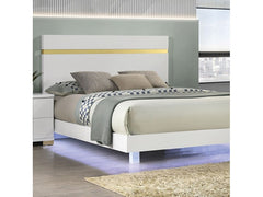 Lillestrom White Full Bed - Ornate Home