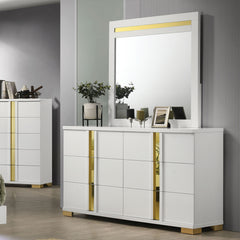 Lillestrom White Mirror - Ornate Home