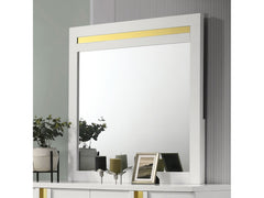 Lillestrom White Mirror - Ornate Home