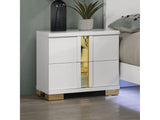 Lillestrom White Nightstand - Ornate Home