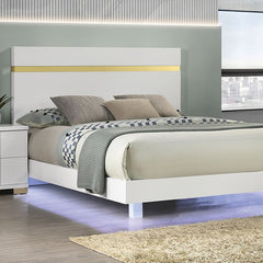 Lillestrom White Queen 4 Piece Bedroom Set - Ornate Home