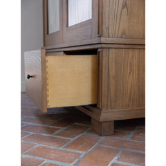Lillian Brown Tall Cabinet - Ornate Home