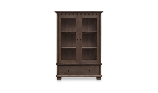 Lillian Dark Brown Tall Cabinet - Ornate Home