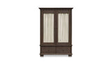 Lillian Dark Brown Tall Cabinet - Ornate Home