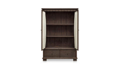 Lillian Dark Brown Tall Cabinet - Ornate Home
